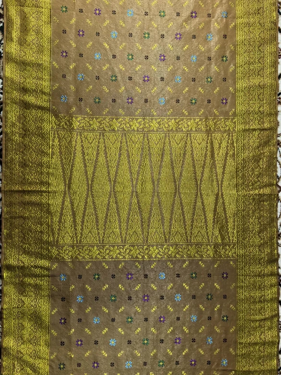 Kain Brunei Arap Gegati - Gambar 1