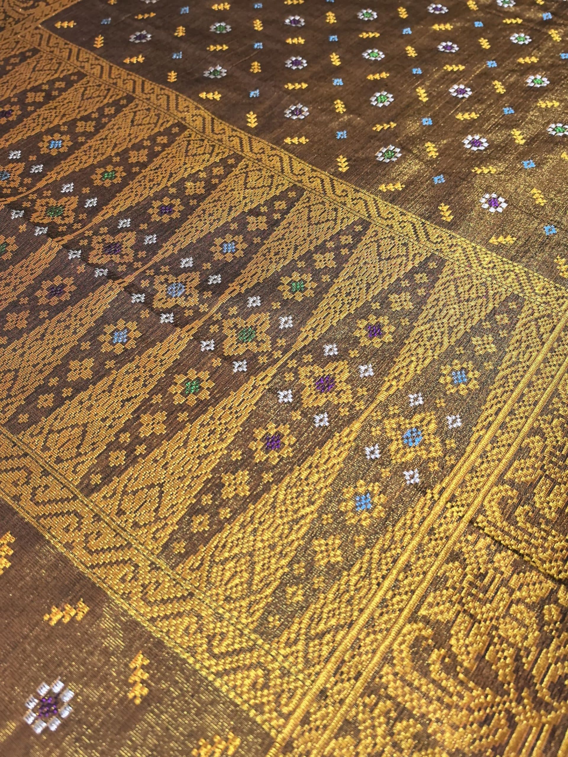 Kain Asli Brunei Arap Gegati - Gambar 2